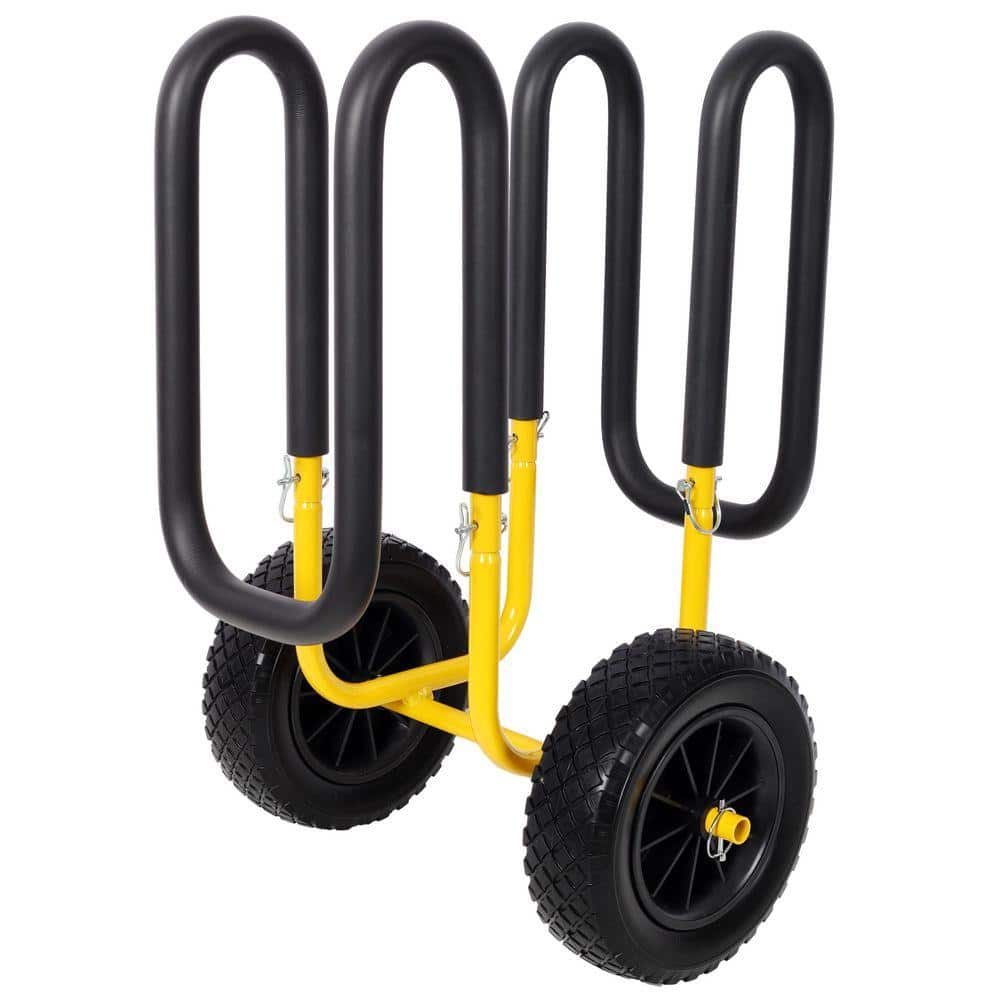 Cesicia 20 in. 150 LBS Paddle Board & Surfboard Transport Cart With 10in Flat-Free Tires (1)