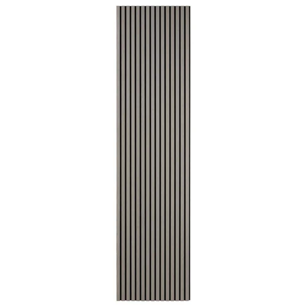 Ejoy 94.5 in. x 12.6 in x 0.8 in. Acoustic Vinyl Wall Cladding Siding Board in Space Grey Color (Set of 2-Piece) (1)