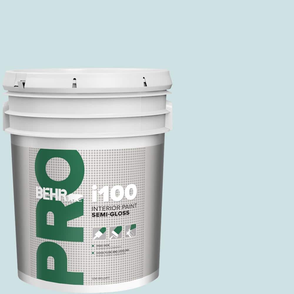 BEHR PRO 5 gal. #S450-1 Beach Foam Semi-Gloss Interior Paint
