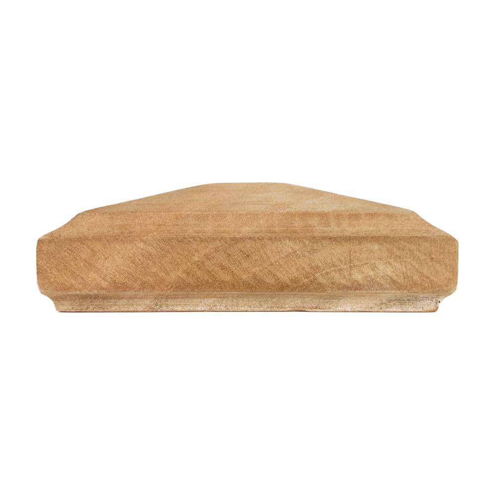 Protectyte Miterless 4 in. x 4 in. Untreated Wood Traditional Pyramid Slip Over Fence Post Cap (Actual: 3-3/4 in. to 3-7/8 in.) (3)