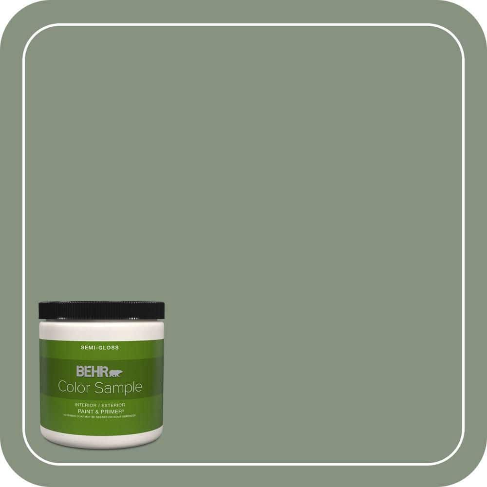 BEHR PREMIUM PLUS #QE-45 Thistle Interior/Exterior Paint & Primer Color Sample (1)