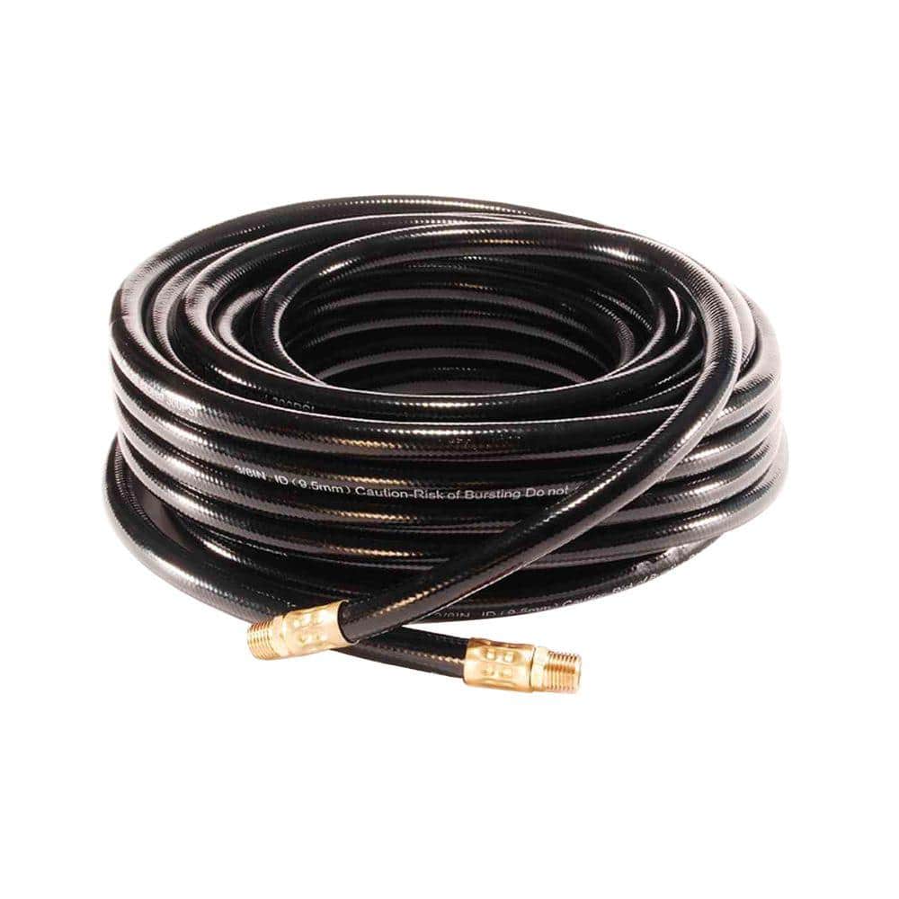 Primefit 300 PSI 3/8 in. x 50 ft. Air Hose for 1/4 in. NPT Male Ends