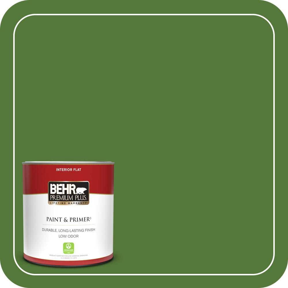 BEHR PREMIUM PLUS #P380-7 Luck of the Irish Interior/Exterior Paint & Primer Color Sample (1)