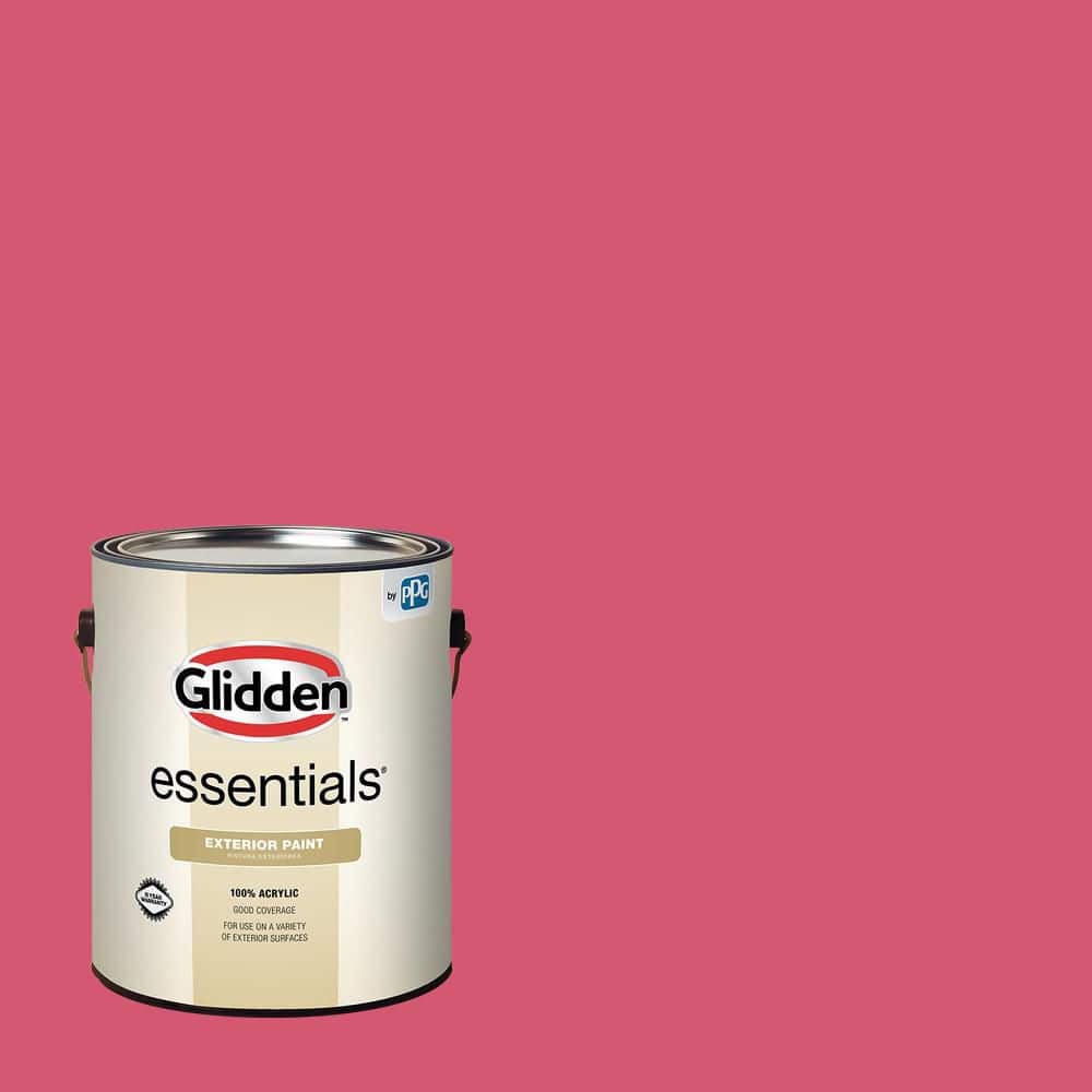 Glidden Essentials 1 gal. PPG1184-6 Kenny's Kiss Semi-Gloss Exterior Paint
