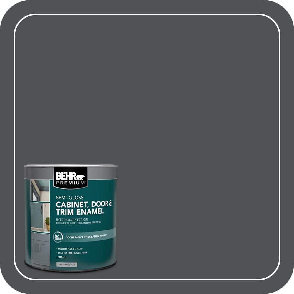 BEHR PREMIUM 1 qt. #770F-6 Evening Hush Semi-Gloss Enamel Interior/Exterior Cabinet, Door & Trim Paint