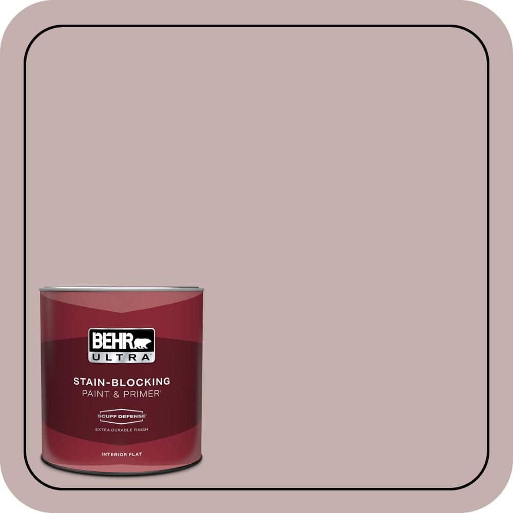 BEHR ULTRA 1 qt. #MQ1-45 Versailles Rose Extra Durable Flat Interior Paint & Primer