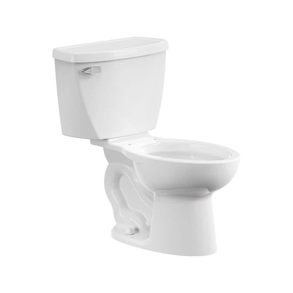American Standard Cadet Pressure-Assisted 2-piece 1.1 GPF Single Flush Elongated Toilet in White, Seat Not Included (1)
