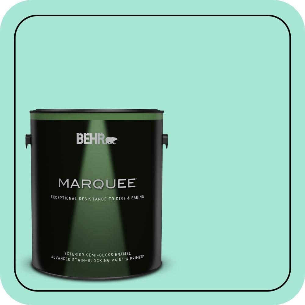 BEHR MARQUEE 1 gal. #480A-2 Botanical Tint Semi-Gloss Enamel Exterior Paint & Primer