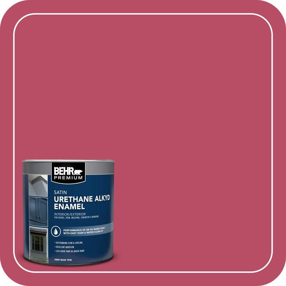 BEHR PREMIUM 1 qt. #P130-7 Glamorous Satin Enamel Urethane Alkyd Interior/Exterior Paint