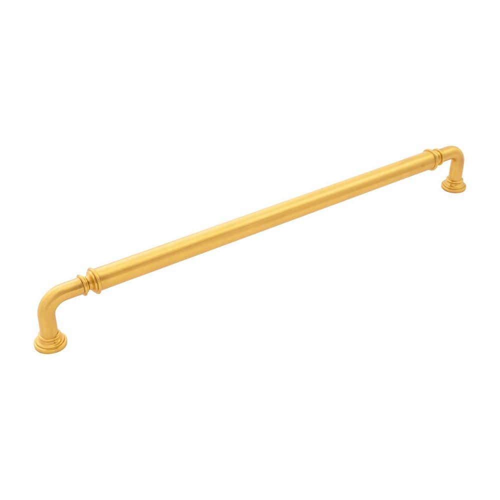 BELWITH-KEELER Berkshire Collection Appliance Pull 18 in. (457mm) Center to Center Brushed Golden Brass Cabinet Pull
