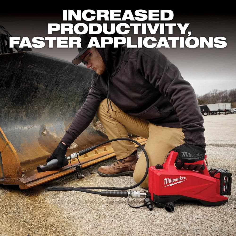 Milwaukee M18 18V Brushless Single Acting 60in3 10,000psi Hydraulic Pump (3)