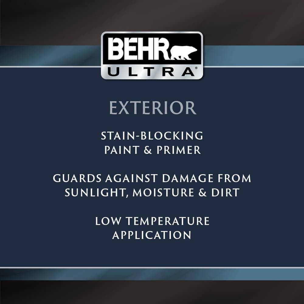BEHR ULTRA 5 Gal. #S450-6A River Rapids Satin Enamel Exterior Paint and Primer (3)
