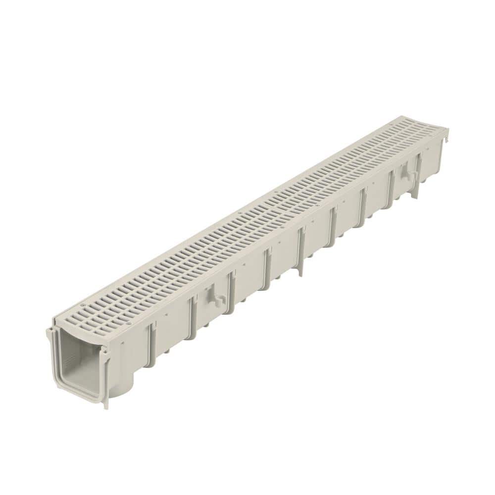 NDS Pro Series 3 in. x 40 in. Plastic Channel Drain Kit with Grate (3)