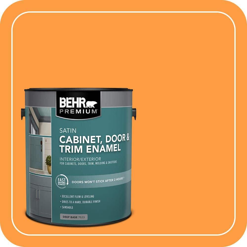 BEHR PREMIUM 1 gal. #P240-6 Exotic Blossom Satin Enamel Interior/Exterior Cabinet, Door & Trim Paint