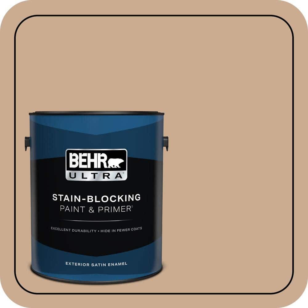 BEHR ULTRA 1 gal. #N250-3 Pottery Wheel Satin Enamel Exterior Paint & Primer