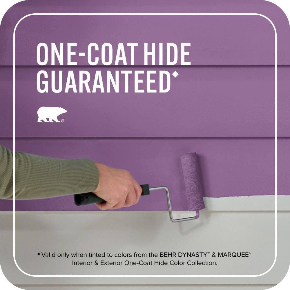 BEHR MARQUEE 1 gal. #670B-7 Candy Violet Flat Exterior Paint & Primer (3)