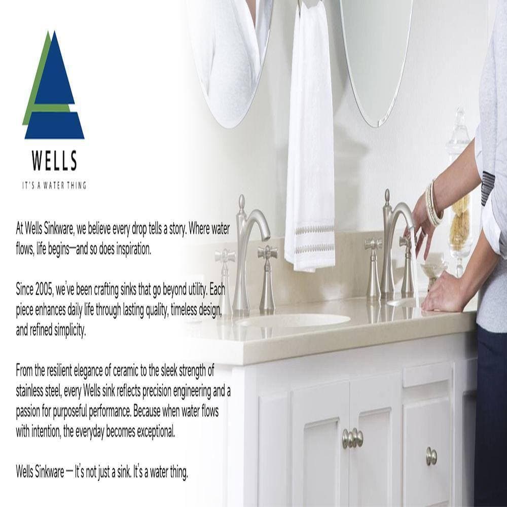 Wells Rhythm Series 18 in. Rectangular Undermount Single Bowl Bathroom Sink in White (3)