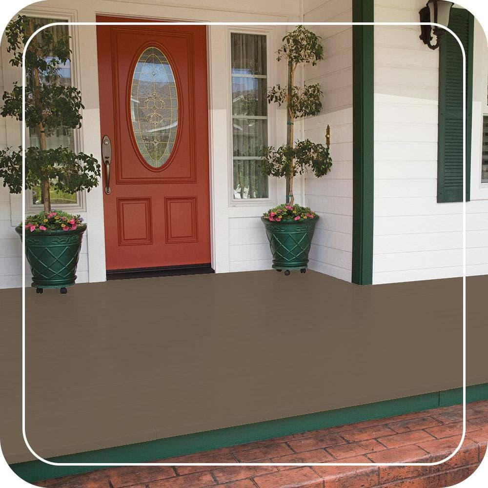 BEHR PREMIUM #BXC-05 Low-Lustre Enamel Interior/Exterior Porch and Patio Floor Paint (2)