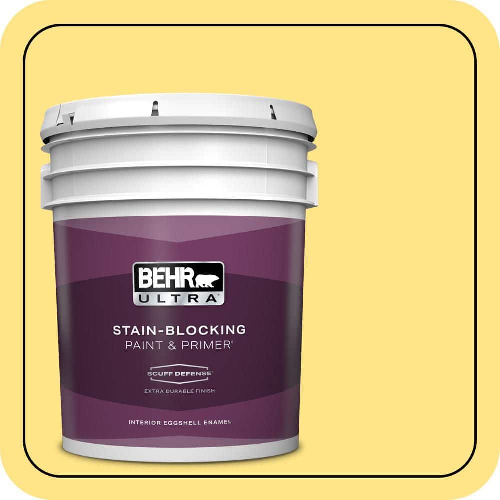 BEHR ULTRA 5 gal. #P300-5 Upbeat Extra Durable Eggshell Enamel Interior Paint & Primer