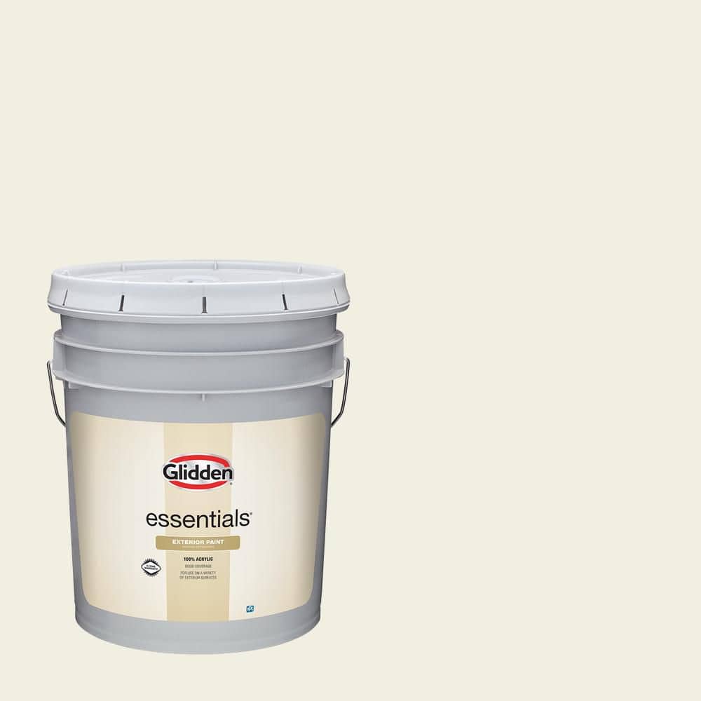 Glidden Essentials 5 gal. PPG1208-1 Accolade Flat/Matte Exterior Paint