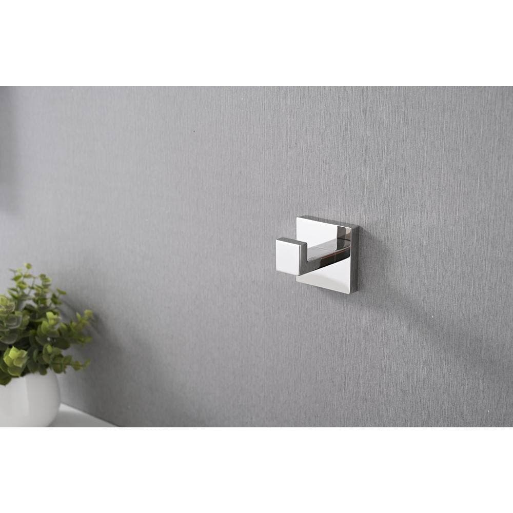 Flynama 2 -Piece Bath Hardware Set with Mounting Hardware in Chrome (3)