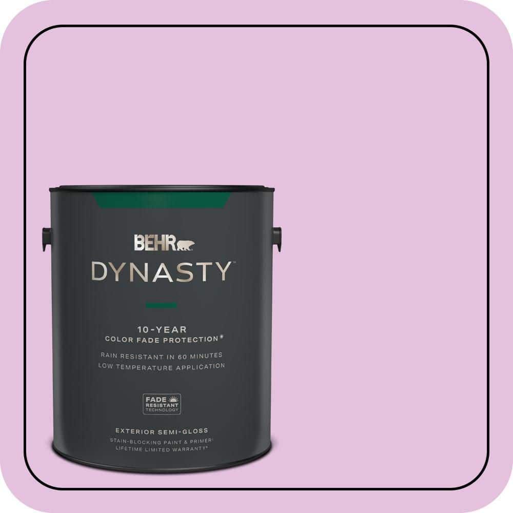 BEHR DYNASTY 1 gal. #P110-2 Girl Talk Semi-Gloss Exterior Stain-Blocking Paint & Primer