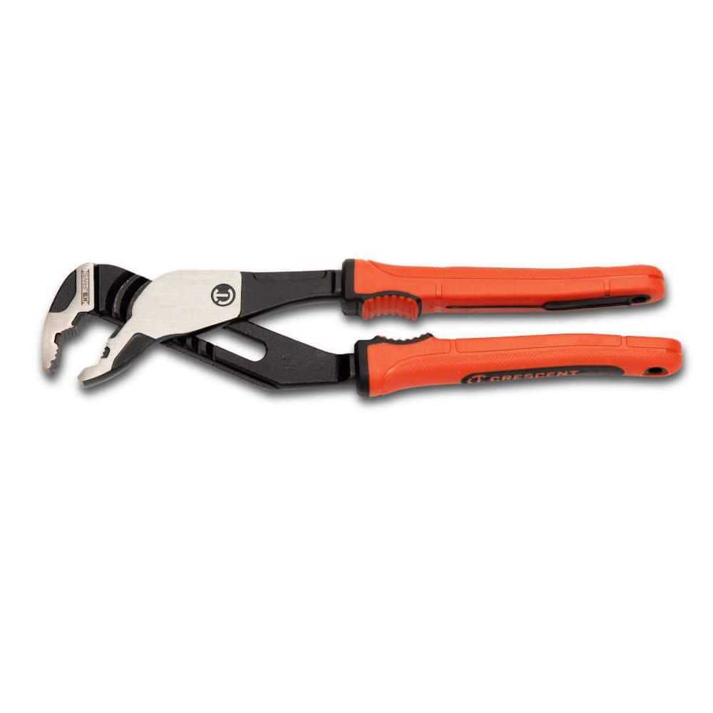 Crescent 8 in. Z2 K9 Straight Jaw Tongue and Groove Dual Material Grip Pliers