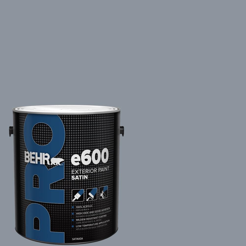 BEHR PRO 1 gal. #BXC-88 Cool December Satin Exterior Paint (1)
