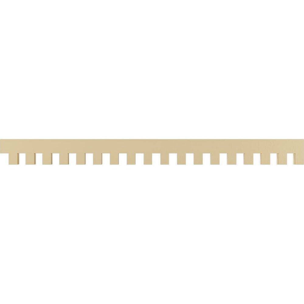 Ekena Millwork 1 in. D x 4 in. W x 48 in. L Primed Polyurethane Panel Moulding (2)