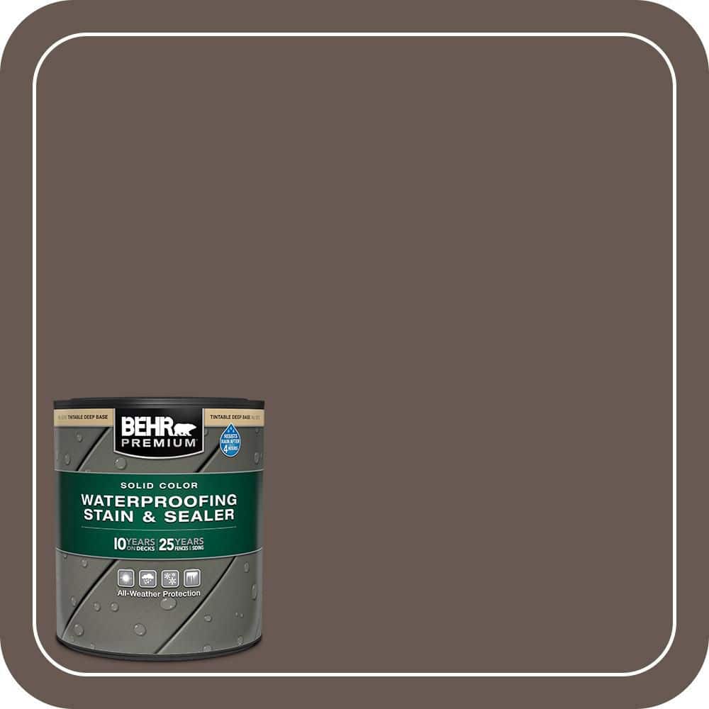 BEHR PREMIUM 1 qt. #MQ2-44 Museum Solid Color Waterproofing Exterior Wood Stain and Sealer (1)
