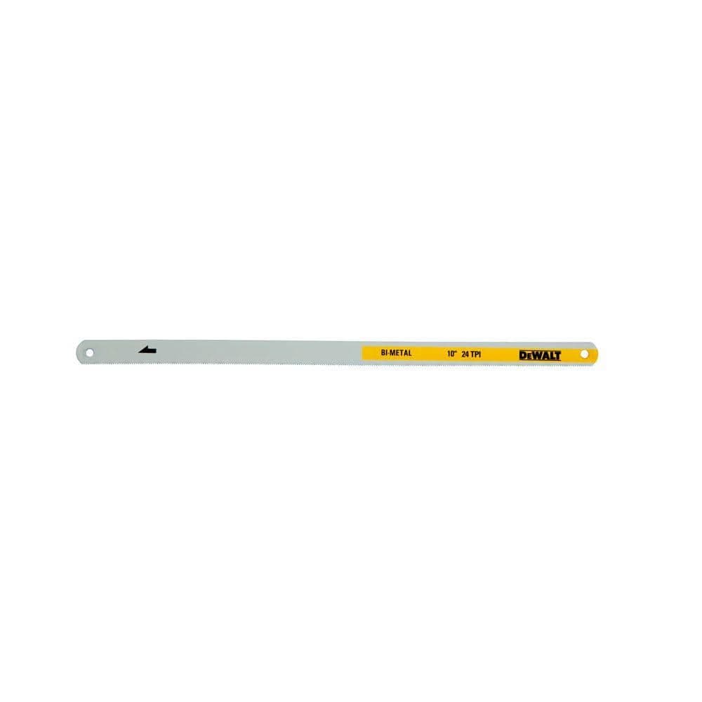 DEWALT 10 in. 24-TPI Bi-Metal Hacksaw Blade (2-Pack) (1)