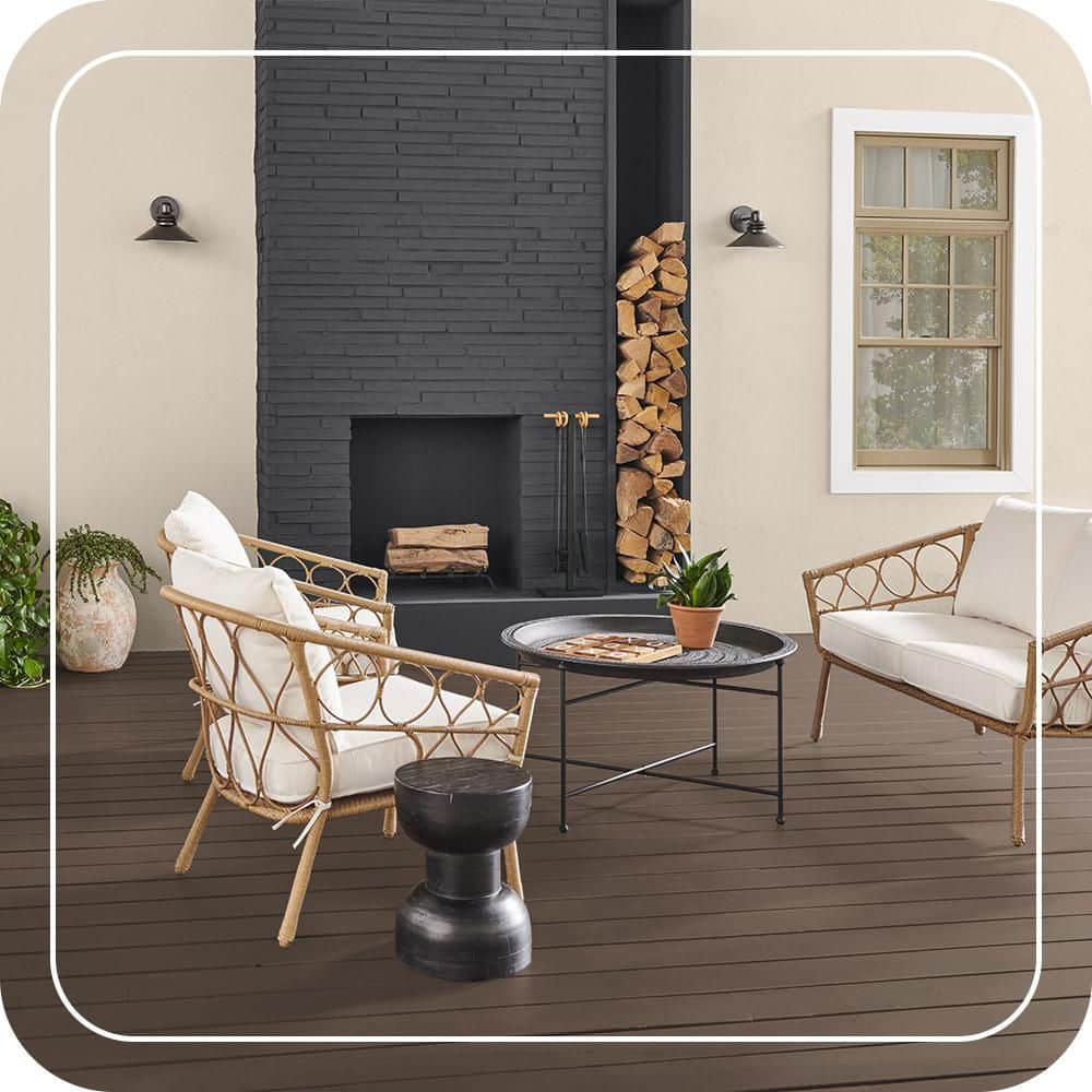 BEHR PREMIUM 1 gal. #SC-141 Tugboat Solid Color Waterproofing Exterior Wood Stain and Sealer (4)