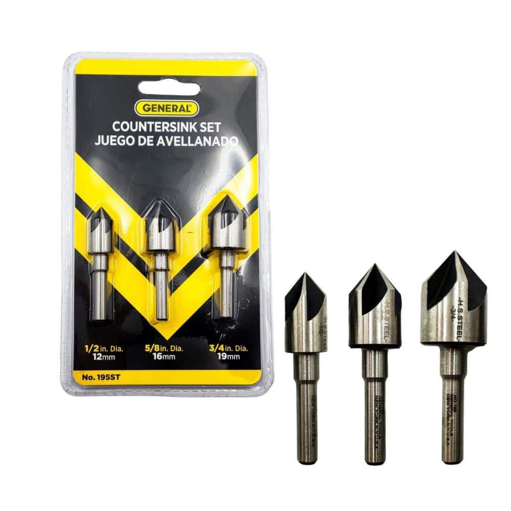 General Tools Countersink Set (3-Piece)
