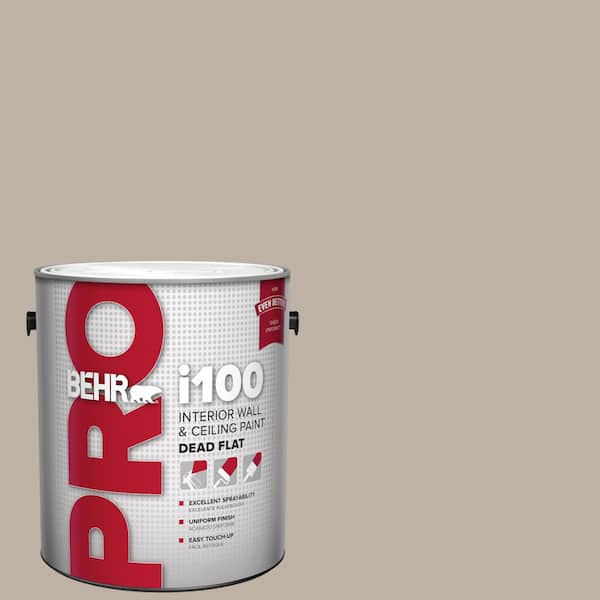 BEHR PRO 1 gal. #N220-3 Smokestack Dead Flat Interior Paint (2)