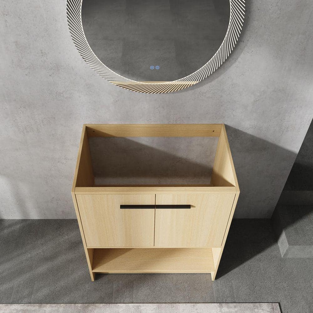 UPIKER Lazzaro 31 in. W 17.94 in. D 34.56 in. H Freestanding Bath Vanity Cabinet without Top Unassembled (3)