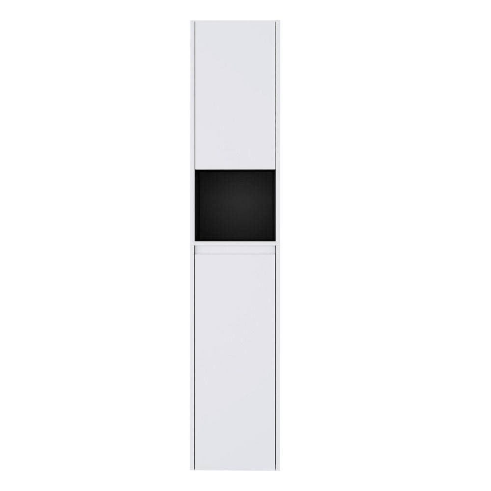 ARTCHIRLY 11.81 in. W x 9.81 in. D x 59 in. H Bathroom Storage Wall Cabinet in White (2)