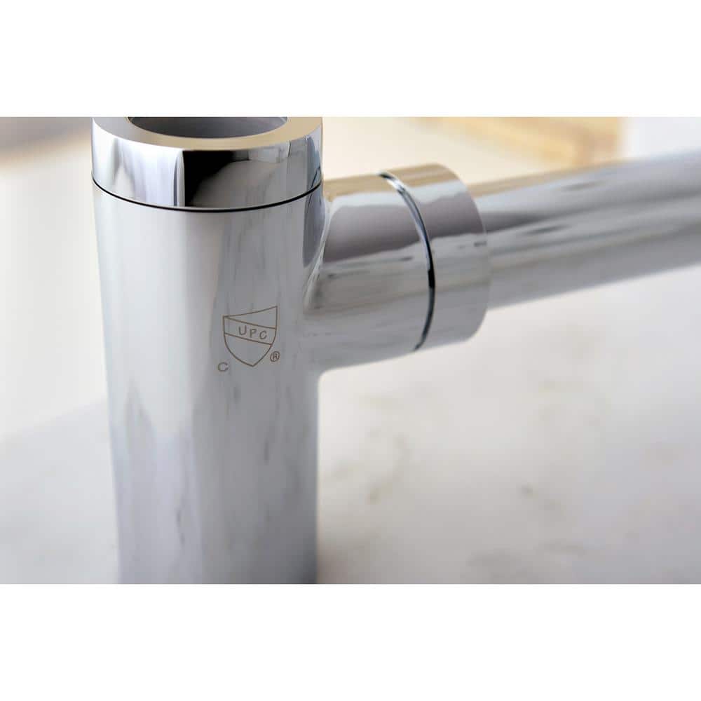 Kingston Brass Modern Decorative 1-1/4 in. Brass P-Trap in Chrome (2)