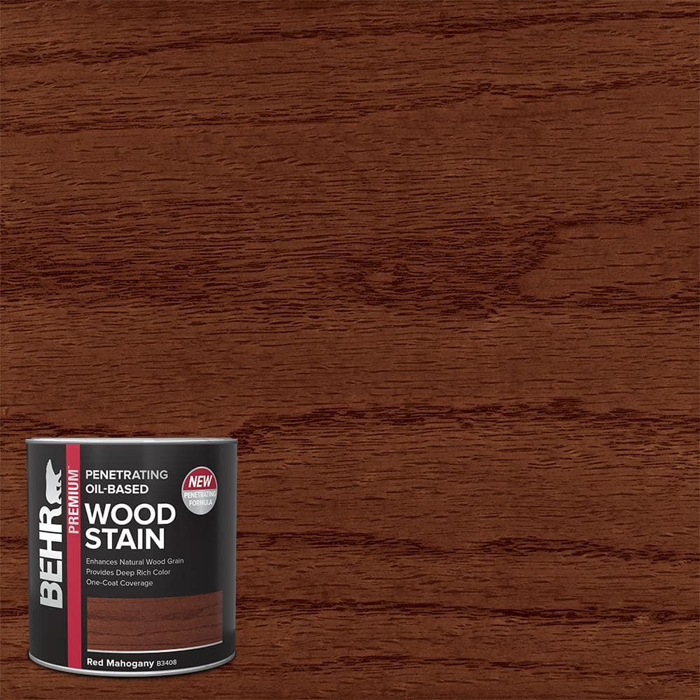 BEHR PREMIUM 1 qt. #TIS-518 Espresso Transparent Oil-Based Penetrating Interior Wood Stain