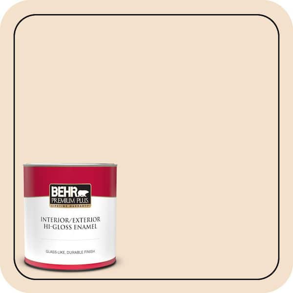 BEHR PREMIUM PLUS #BWC-08 Pebble Cream Enamel & Primer Color Sample (3)
