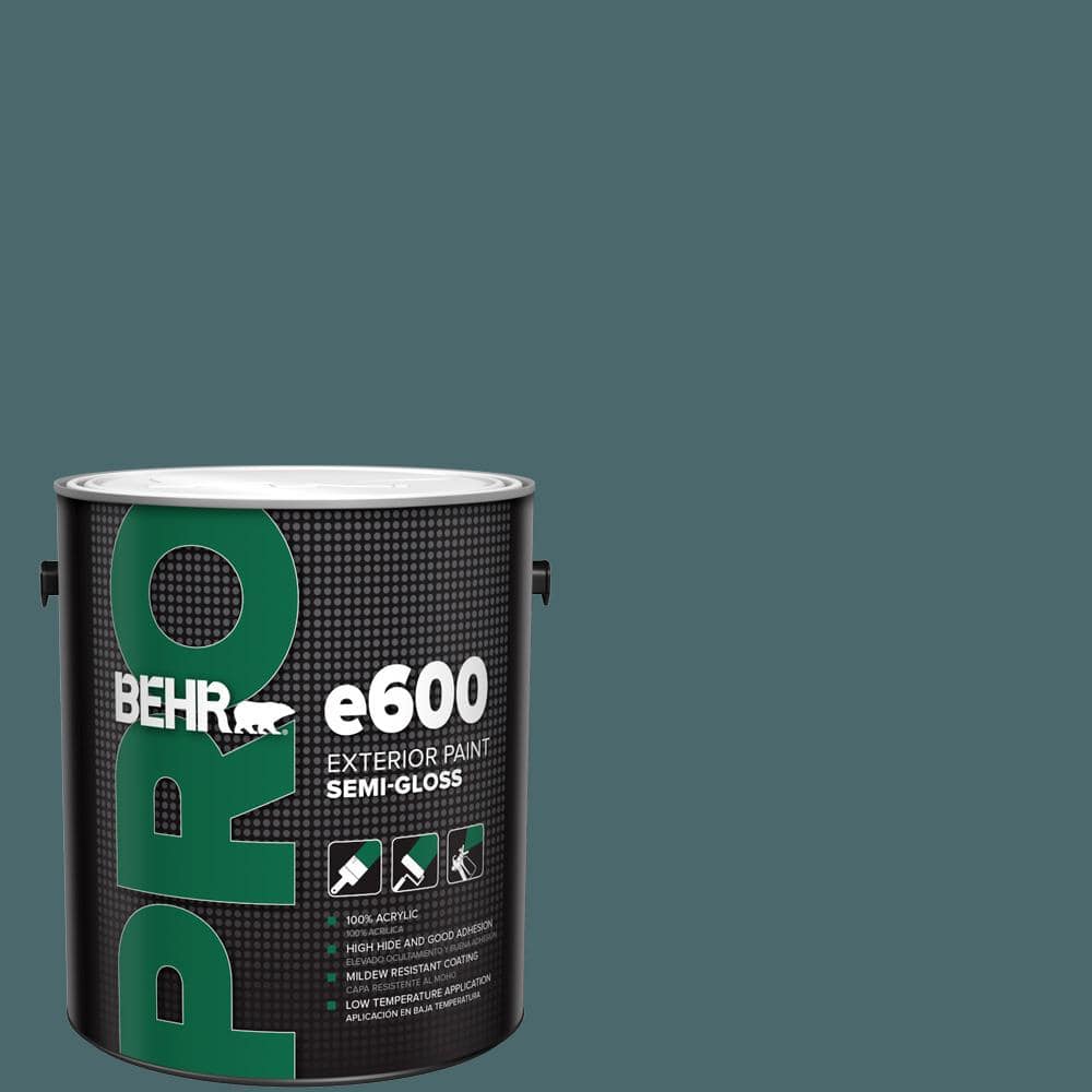 BEHR PRO 1 gal. #500F-7 Mythic Forest Semi-Gloss Exterior Paint