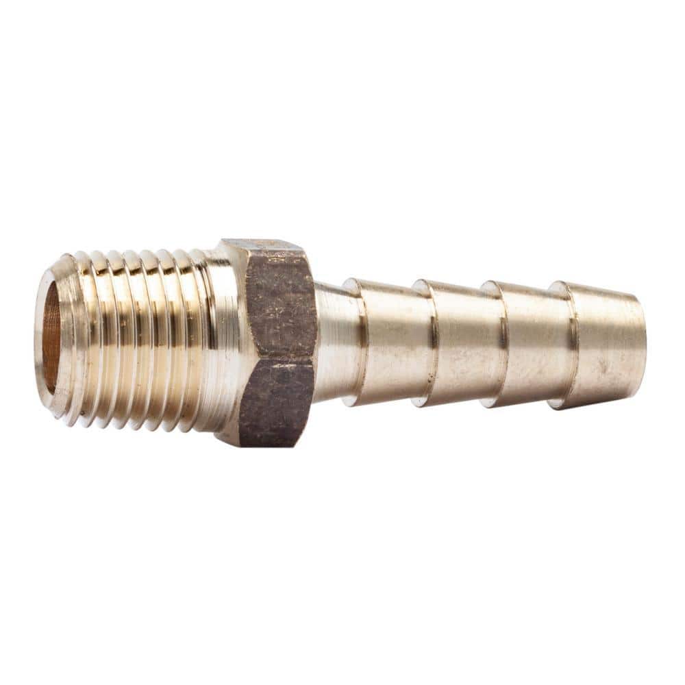 LTWFITTING 1/4 in. ID Hose Barb 1/8 in. MIP Lead Free Brass Adapter Fitting