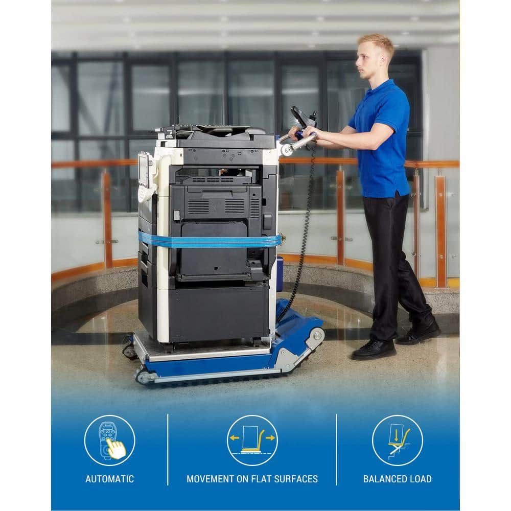 COZY CORNERS INC Remote Control 925 lbs. Capacity Heavy Duty Stair Climbing Hand Truck Dolly with Support Wheels and 2 Motors (2)