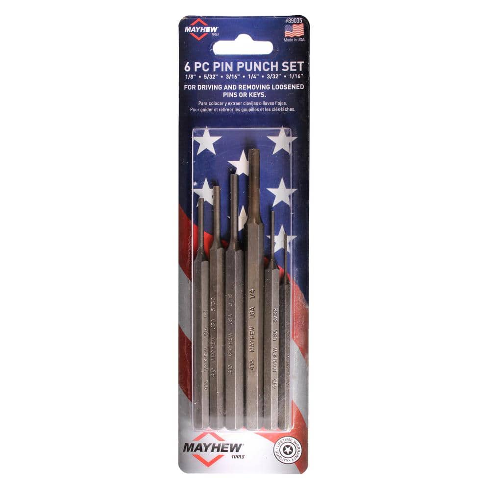 Mayhew Pin Punch Set (6-Piece) (2)