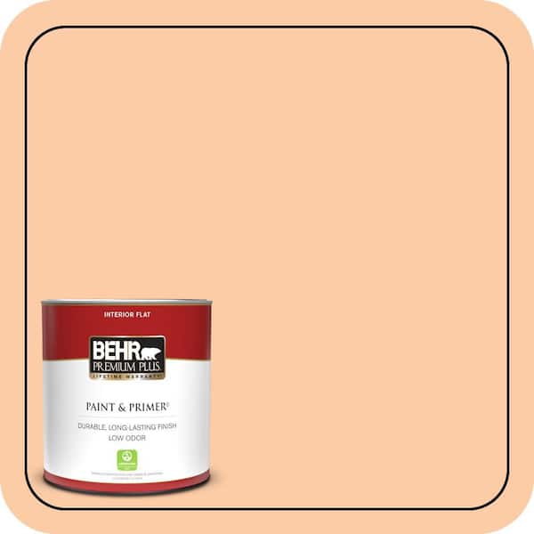 BEHR PREMIUM PLUS #270C-3 Coral Confection Enamel Low Odor & Primer (3)