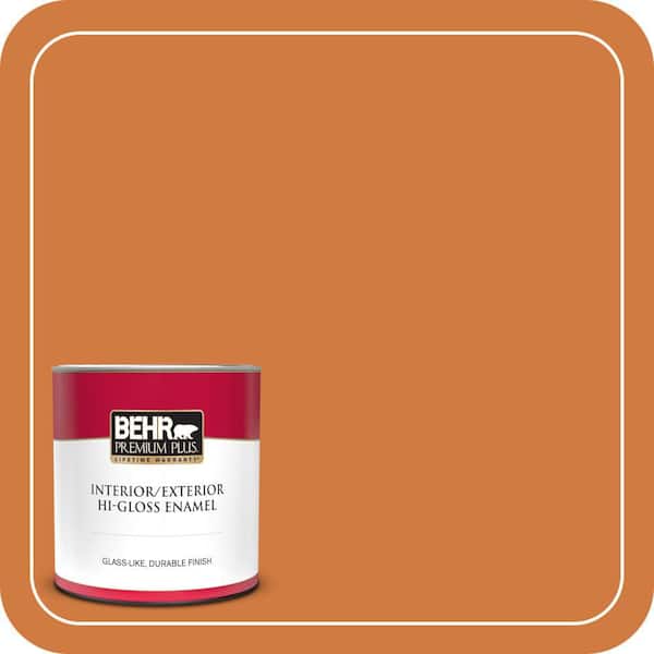 BEHR PREMIUM PLUS #250D-6 Maple Leaf Enamel Low Odor & Primer (3)