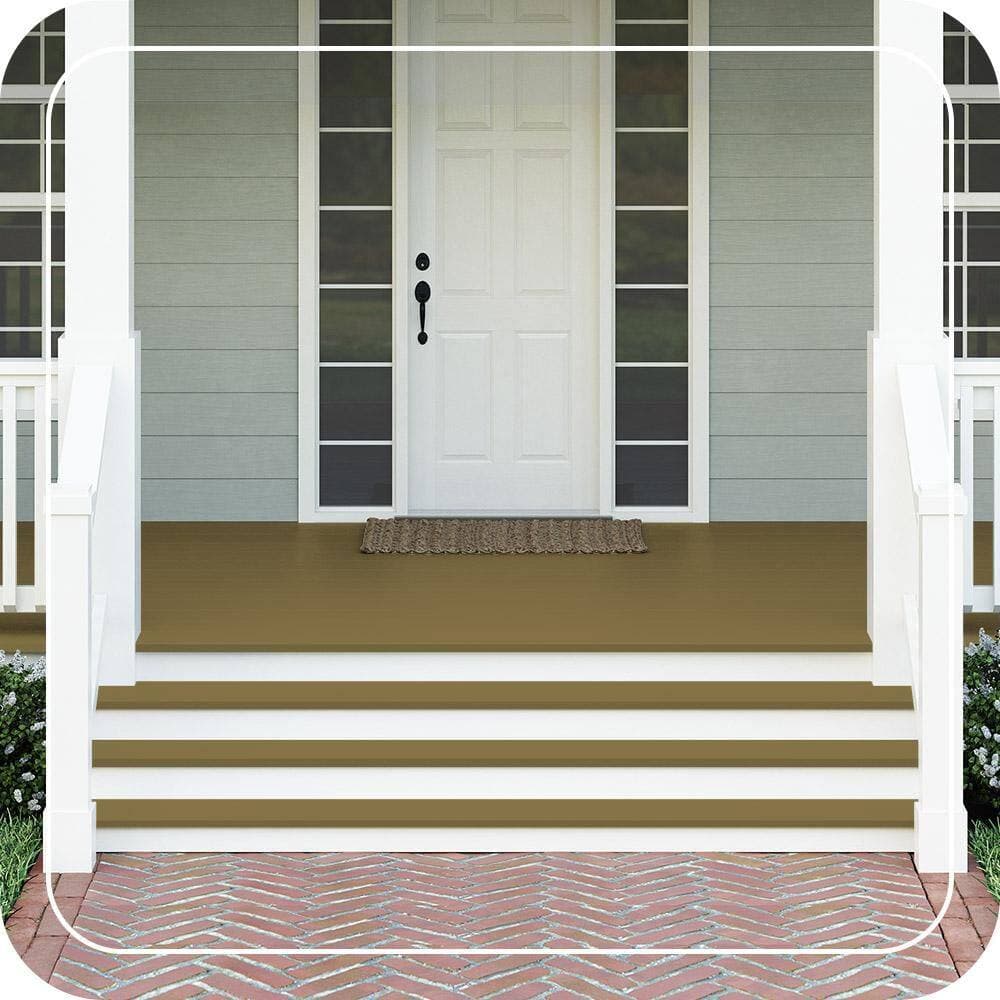 BEHR PREMIUM #PPU6-20 Textured Low-Lustre Enamel Interior/Exterior Porch and Patio Anti-Slip Floor Paint (2)