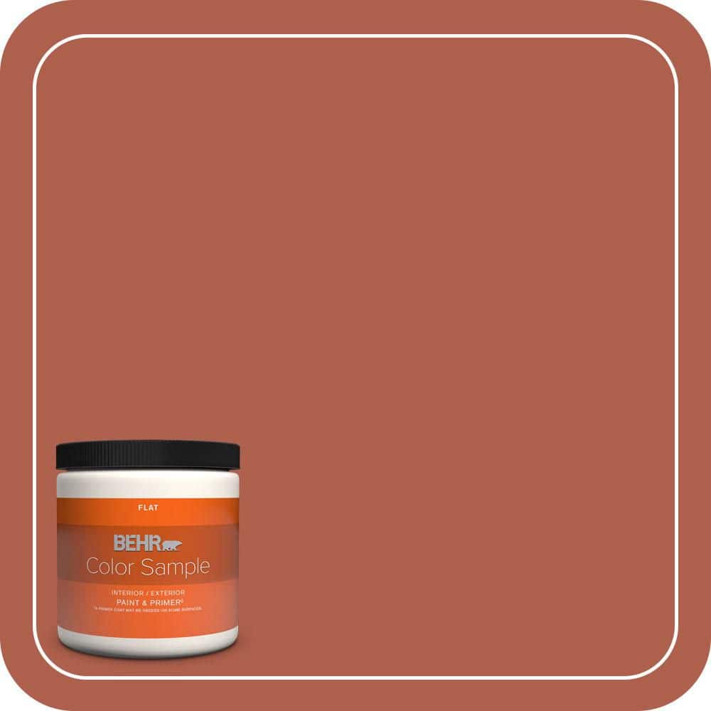 BEHR PREMIUM PLUS #BIC-46 Clay Red Flat Low Odor & Primer (1)