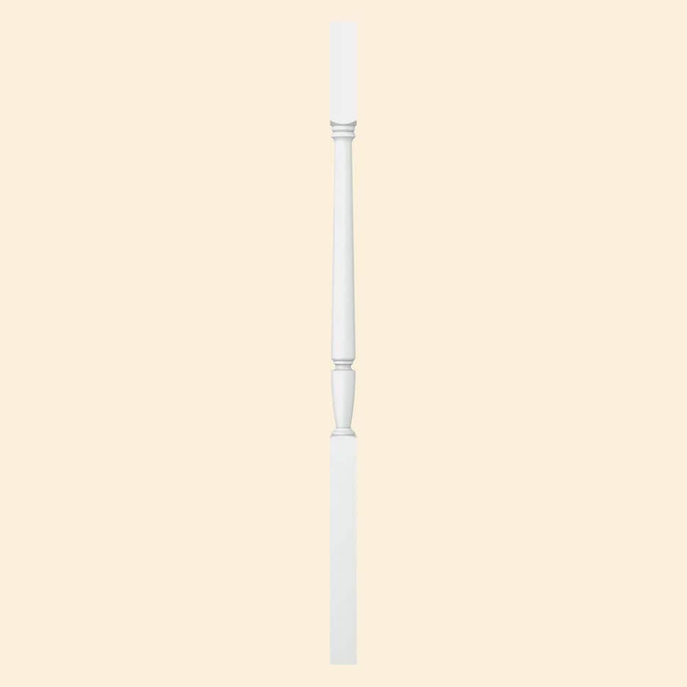 L. J. SMITH STAIR SYSTEMS 1.75 in. D x 1.75 in. W x 42 in. L Primed Gloss Poplar Wood Baluster (1)