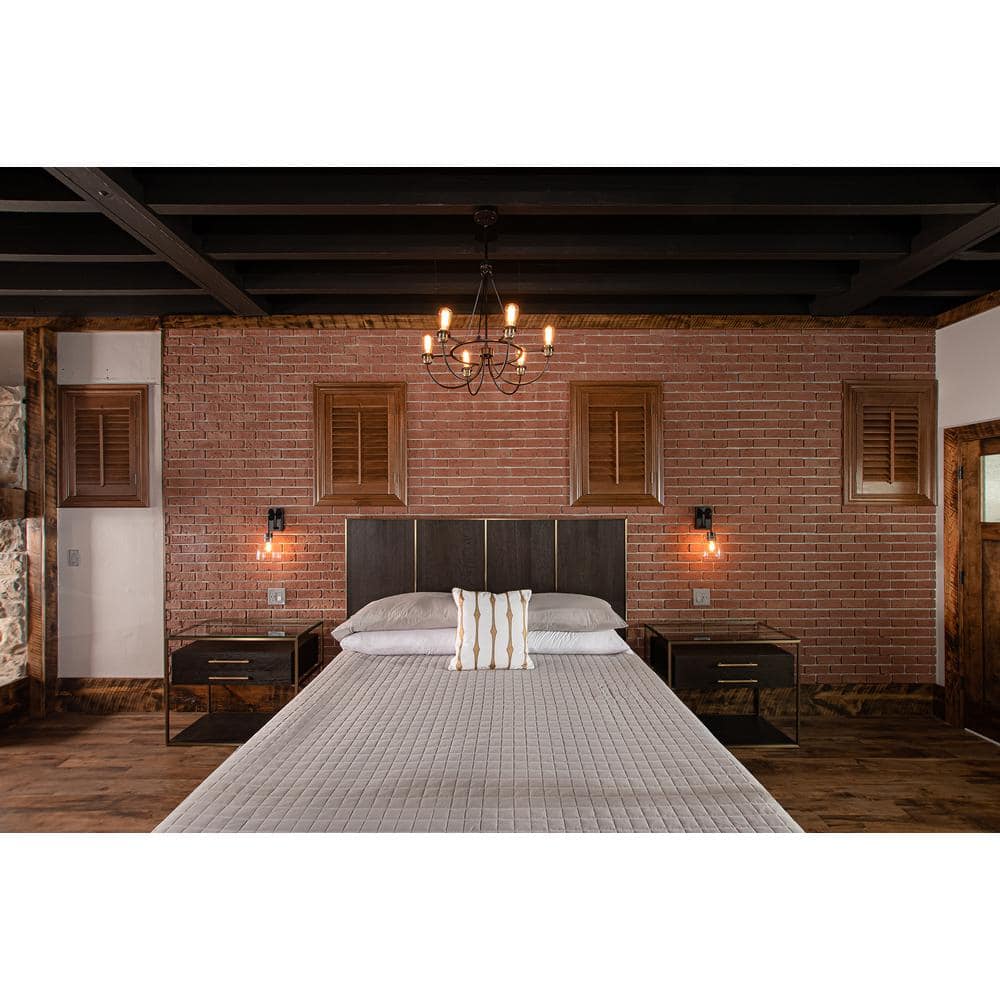 GenStone 42 in. x 3 in. x 3.75 in. Classic Brick Veneer Siding Ledger (2)