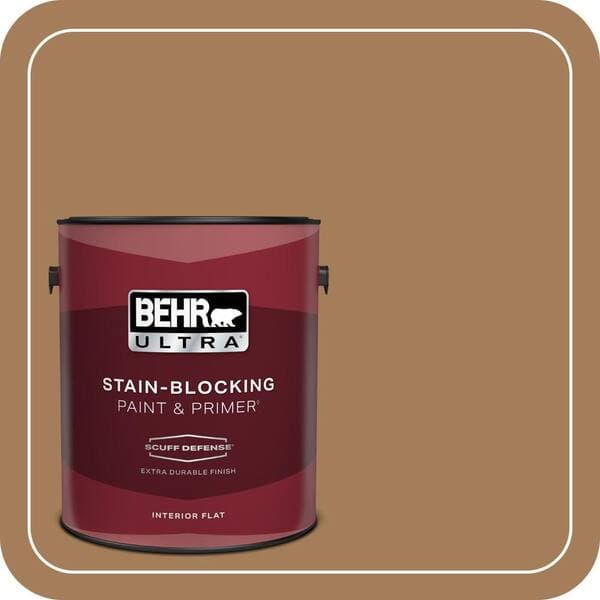BEHR PREMIUM PLUS #270F-6 Fudge Truffle Enamel Low Odor & Primer (3)